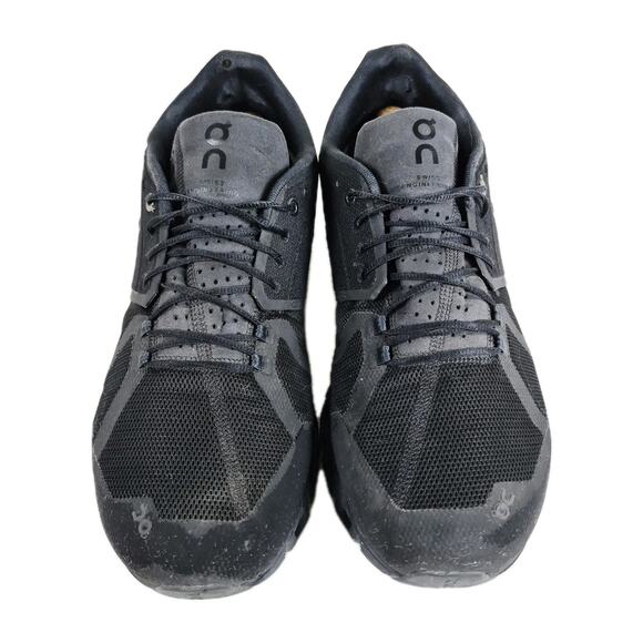 On Cloud 6 Men's Lifestyle Shoes Size 13 Triple Black Running Sneakers Defects - Picture 3 of 10